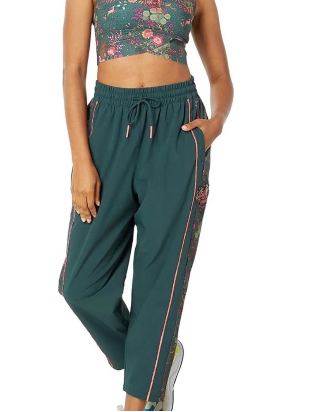 PUMA x LIBERTY Oversized  Green Floral Track Pant